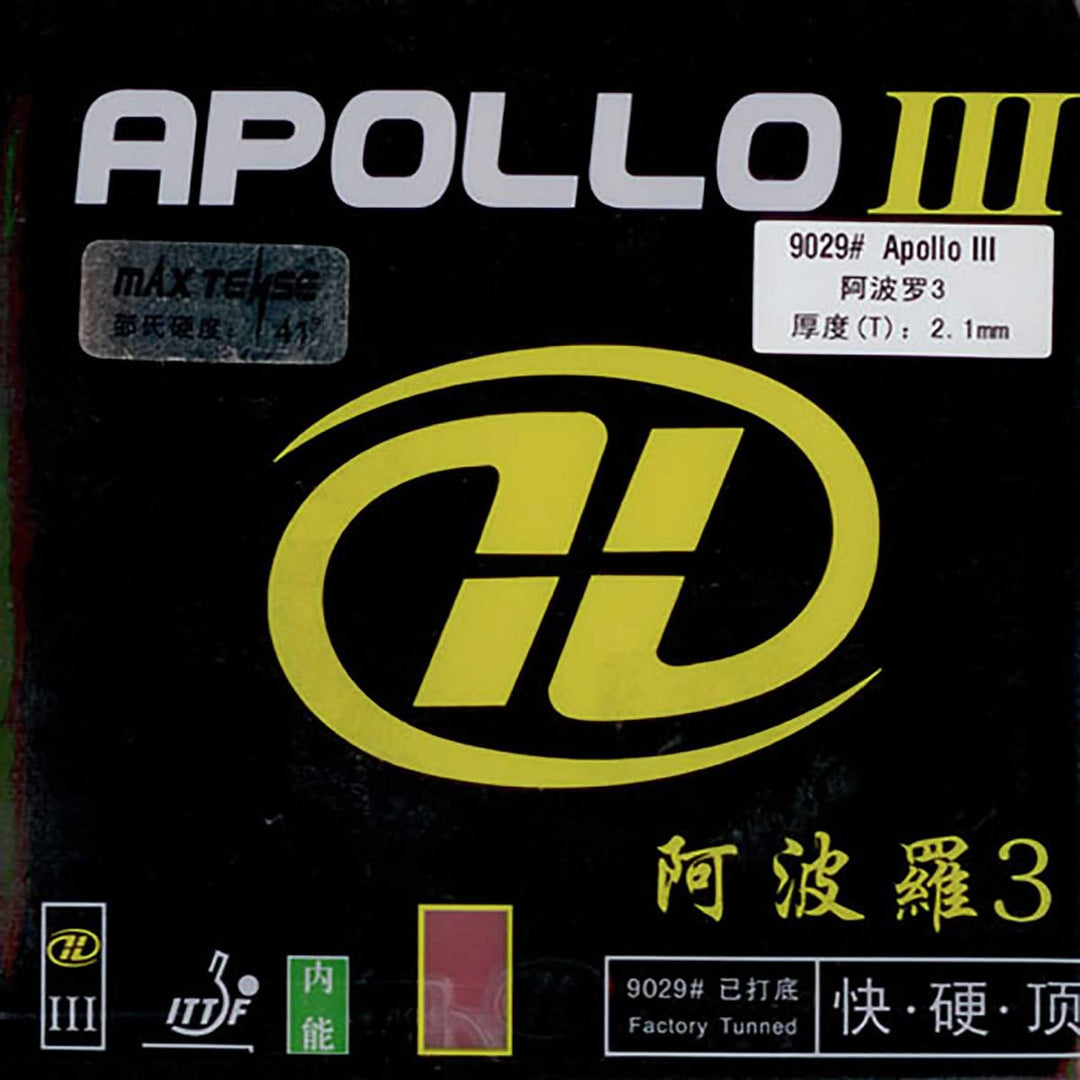 Belag Apollo III Soft 33° rot 1,3 mm, rot 1,3 mm