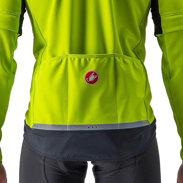 CASTELLI Herren Perfetto Ros 2 Convertible Jac Jacket S ELECTRIC LIME/DARK GRAY, S ELECTRIC LIME/DAR