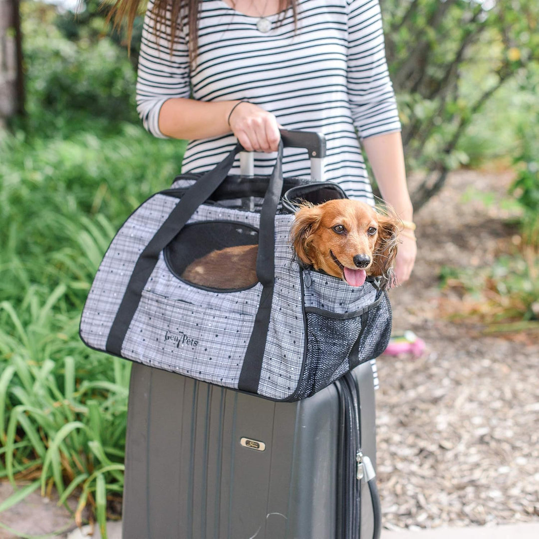 Gen7Pets Carry Me Haustier-Tragetasche für Hunde und Katzen, einfache Tragbarkeit, Wasserflaschentas