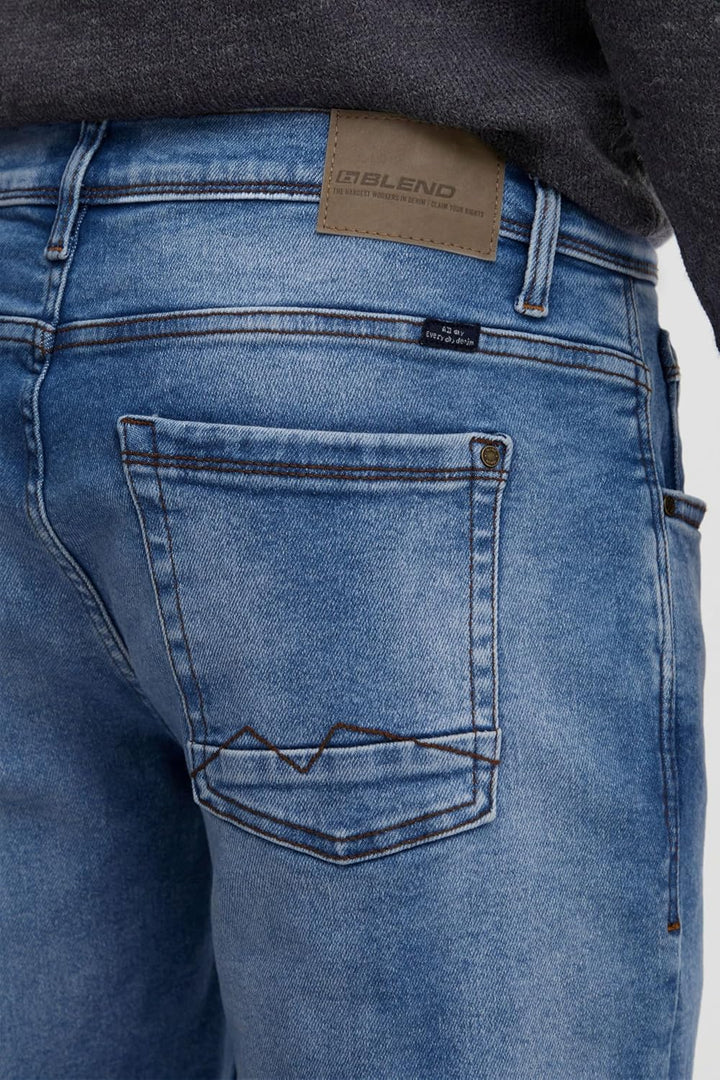 Blend 20714216 Herren Jeans Hose Denim mit Stretch Multiflex 5-Pocket Blizzard Fit Regular Fit 36W /
