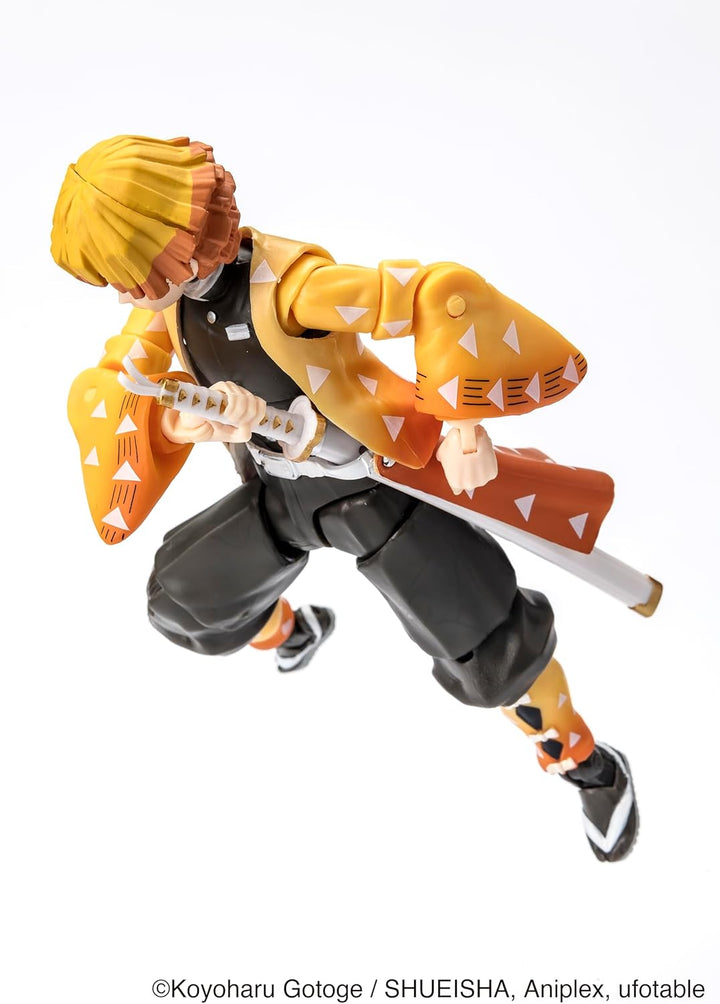 BANDAI Ultimate Legends Zenitsu Agatsuma Actionfigur, 12,5 cm Zenitsu-Anime-Figur mit 27 Gelenkpunkt