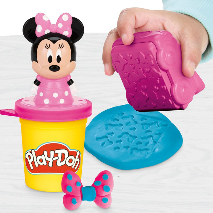 Play-Doh Disney Junior Fahrzeugstempel Megapack mit Micky, Minnie & Donald, zum Kneten und Spielen,