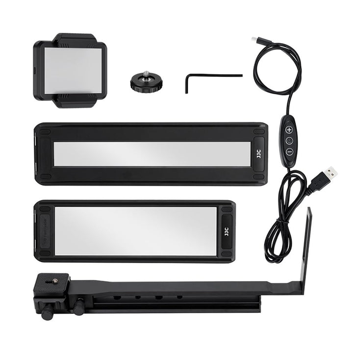 JJC 35 mm und 120 Film-Digitizer-Adapter, Film-Negativ-Scanner mit LED-Hintergrundbeleuchtung, 135 (