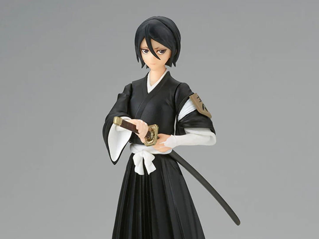BANPRESTO, Rukia Kuchiki Bleach Solid and Souls Actionfigur 14 cm, Mehrfarbig BP88251