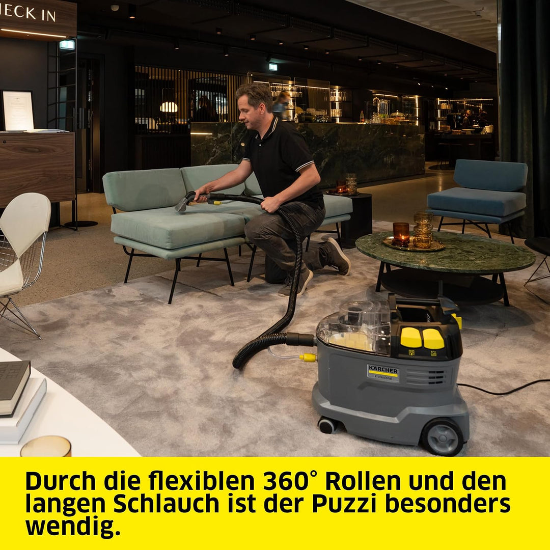 Kärcher Waschsauger Puzzi 8/1 Adv, leistungsstark, für die Reinigung von Polstern, Fleckentfernung a