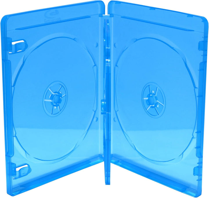 MediaRange BOX38-4-30 BD-Leerhülle, 14 mm blau