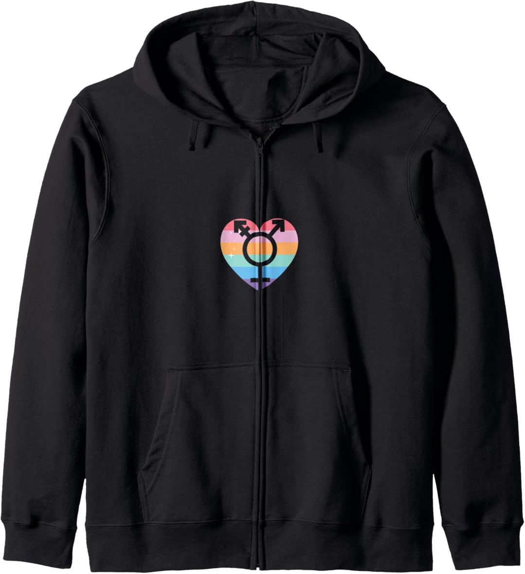 Transsexual Symbol Homo Outfit LGBT Gay Homosexualität Kapuzenjacke