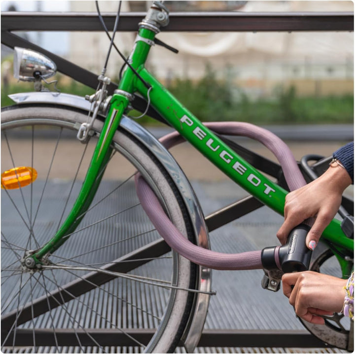 ABUS Kettenschloss Goose Lock 4204K - biegsames, klapperfreies Fahrradschloss aus gehärtetem Stahl -