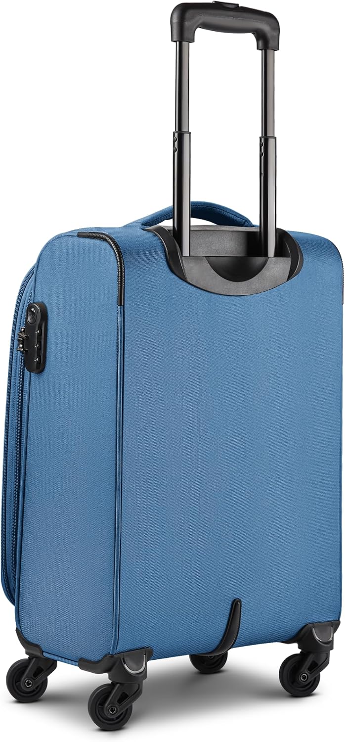Smartbox Weichgepäck Kabinen-Koffer für Damen &amp; Herren | Kleiner Cabin-Trolley 36 x 23 x 55 cm | 4 R