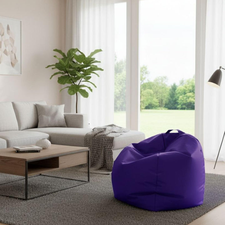 Dmora Eleganter Sitzsack, lila Farbe, Masse 65 x 50 x 65 cm Viola, Viola