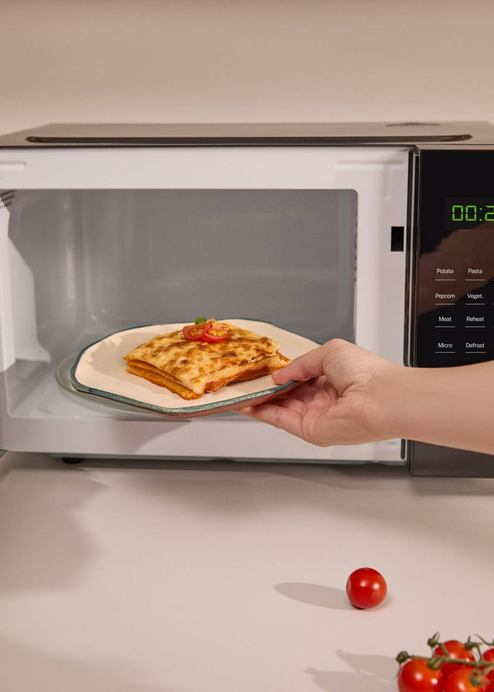 CREATE/MICROWAVE STUDIO/Mikrowelle mit Grillfunktion und Backofen Schwarz/Fassungsvermögen 23l, Dreh
