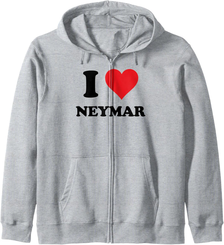 I Heart Neymar First Name I Love Personalisierte Sachen Kapuzenjacke