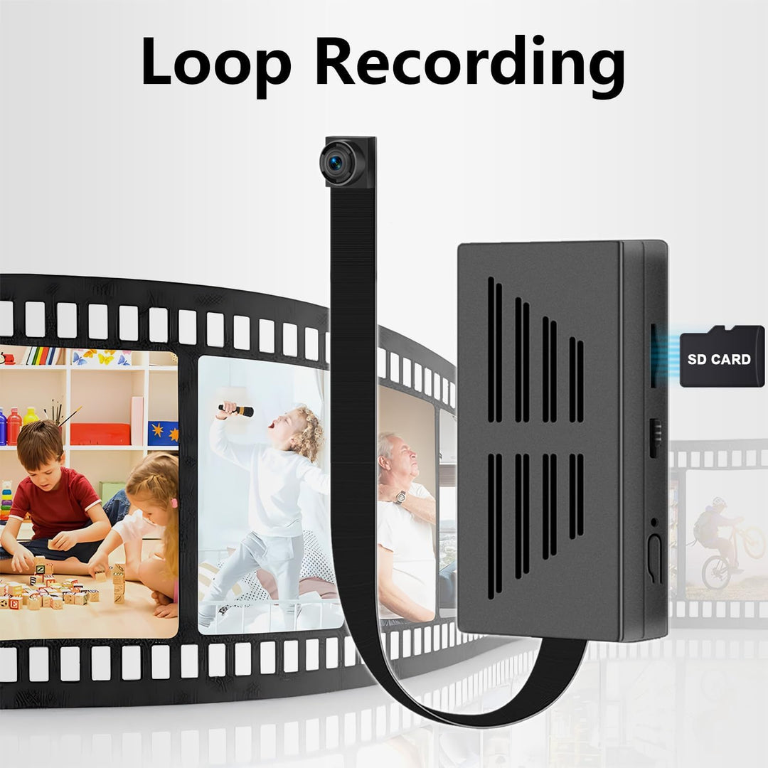 Mini Überwachungskamera Mini Kamera 64G HD 1080P Tragbare Sicherheitskamera Mit Bewegungserkennung B