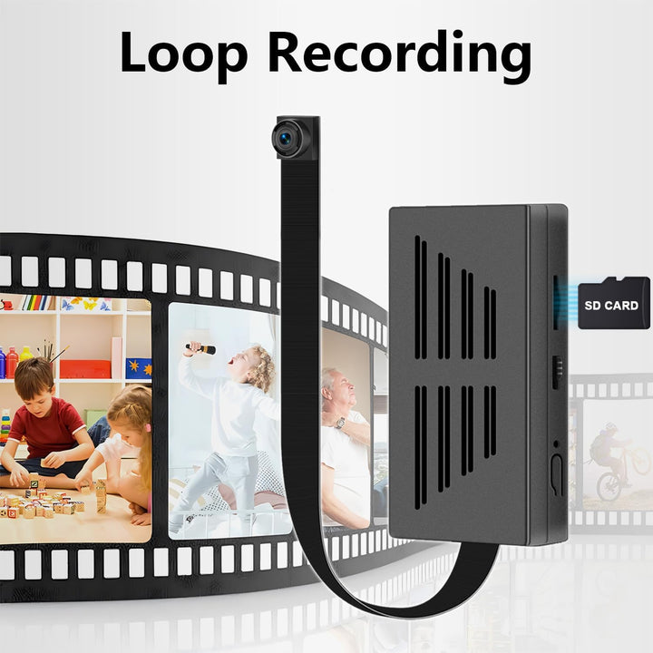 Mini Überwachungskamera Mini Kamera 64G HD 1080P Tragbare Sicherheitskamera Mit Bewegungserkennung B
