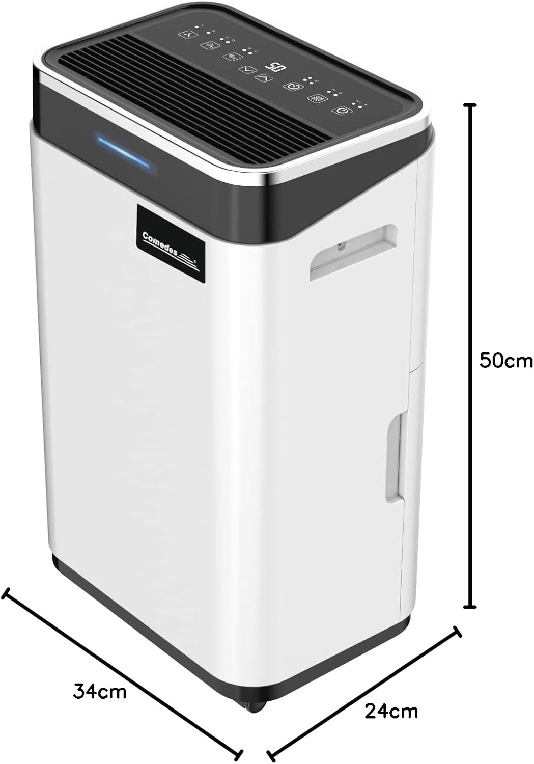 Comedes Demecto 30 eco – Luftentfeuchter Bautrockner (max. 25 Liter / 24h) Geeignet für alle Räume u
