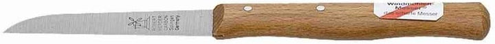Windmühlen 1385 Gemüsemesser mit gerader Klinge, langer 85 mm Griff aus Buche, 1