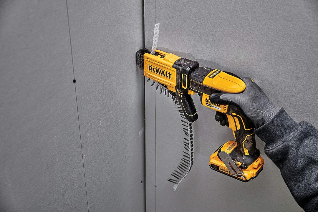 DeWalt Akku-Trockenbauschrauber / Schnellbauschrauber (18 Volt, 5.0 Ah, bürstenlos, inkl. Magazinvor