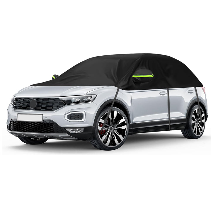Universelle Halbgarage für SUV-Modell 361X150X54cm, Autoabdeckung Wasserdicht Ersatz für VW Tiguan S