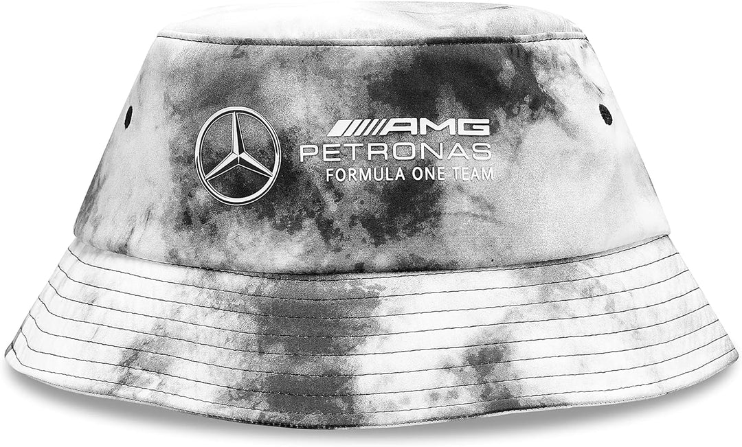 MERCEDES AMG PETRONAS Formula One Team - Tie-Dye-Bucket-Kappe - Grau - Unisex - Grösse: Einheitsgrös