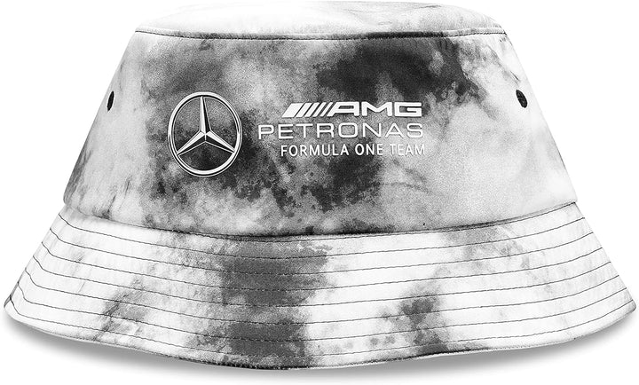 MERCEDES AMG PETRONAS Formula One Team - Tie-Dye-Bucket-Kappe - Grau - Unisex - Grösse: Einheitsgrös