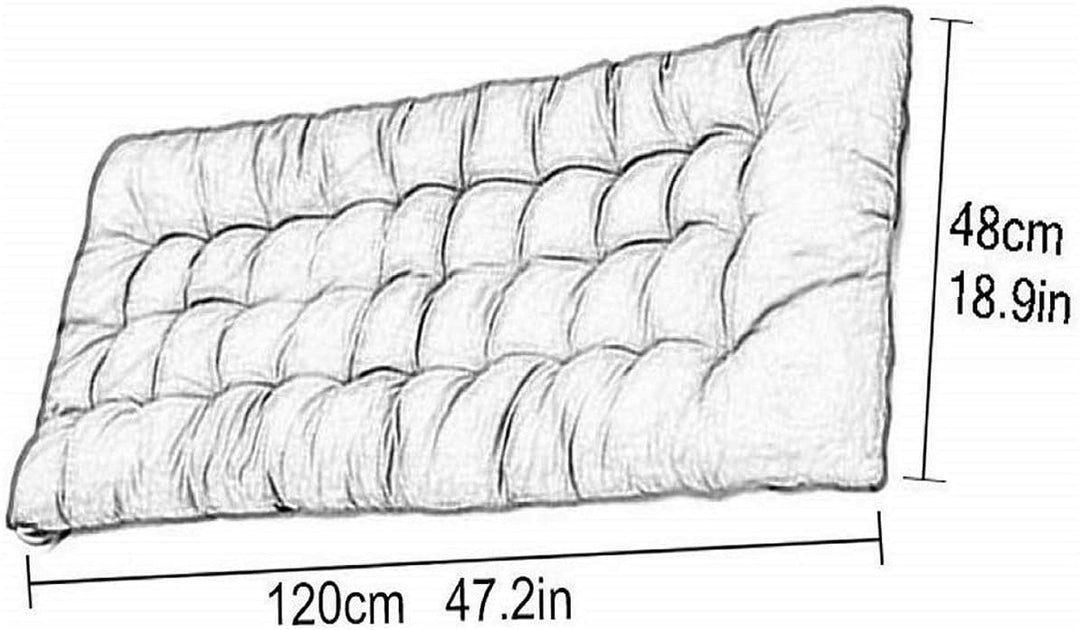 CAVATINY Stuhlkissen Sitzkissen und Rückenkissen für Schaukelstuhl Gartenmöbel Indoor Outdoor Patio