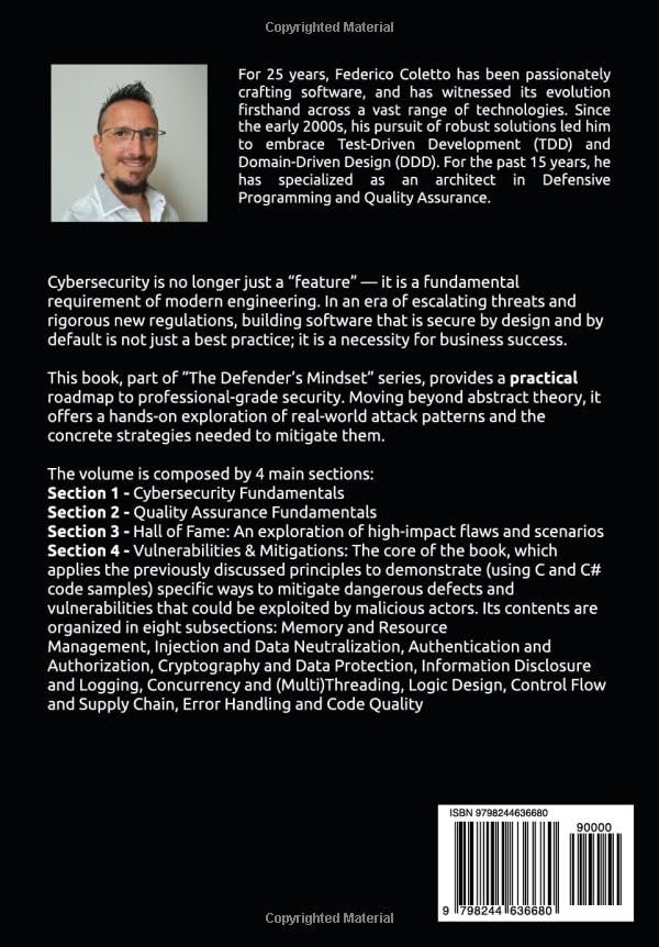 Code samples, patterns and scenarios of Cybersecurity Vulnerabilities &amp; Mitigations: A hands-on guid