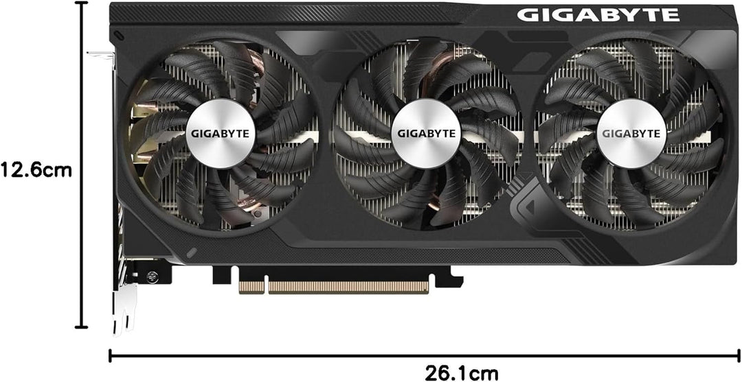 GIGABYTE GeForce RTX 4070 SUPER WINDFORCE OC 12G NVIDIA 12 Go GDDR6X Windforce Einzeln, Windforce Ei