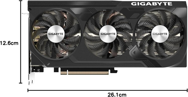 GIGABYTE GeForce RTX 4070 SUPER WINDFORCE OC 12G NVIDIA 12 Go GDDR6X Windforce Einzeln, Windforce Ei