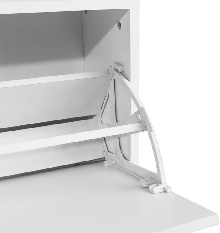 vidaXL Schuhbank Weiss 80x24x45 cm