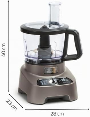Moulinex Multifunktions-Küchenmaschine, 1000 W, vielseitiger Standmixer, 2 l, 10 Zubehörteile, 31 Fu