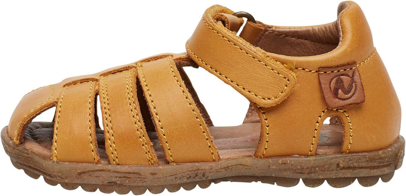 Naturino SEE-Halboffener Lederschuh-Taupe 23 EU Orange, 23 EU Orange