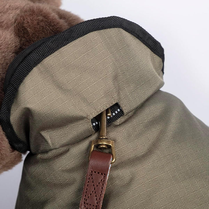 Danish Design 2-in-1 Light Reflective Dog Coat, 60 cm, grün khaki 60 cm, khaki 60 cm