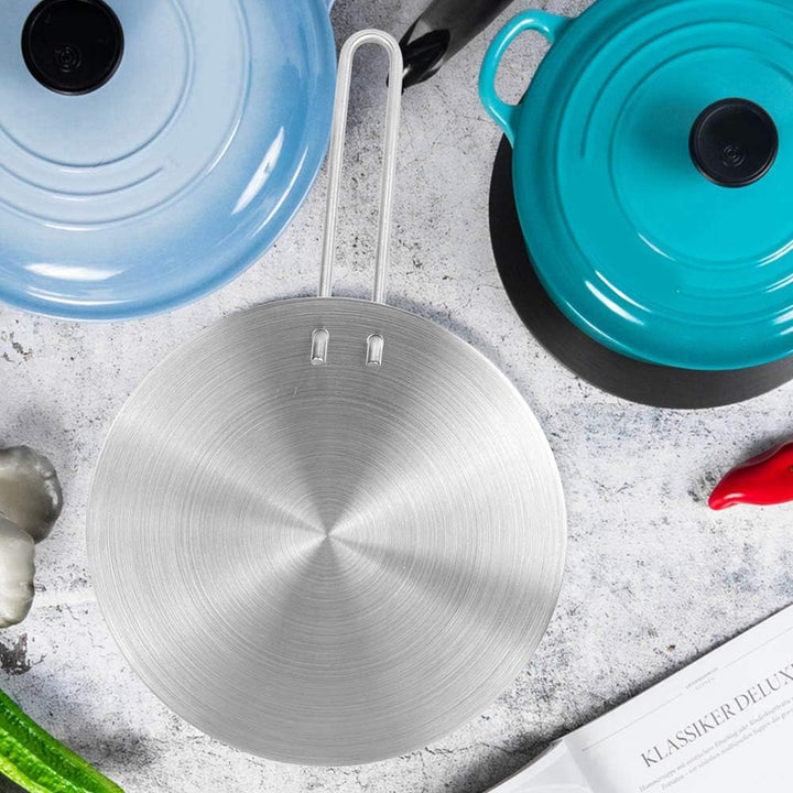 Hitzediffusor Edelstahl Induktionsdiffusorplatte, Induction Cooking Diffuser Plate für Elektro-Gashe