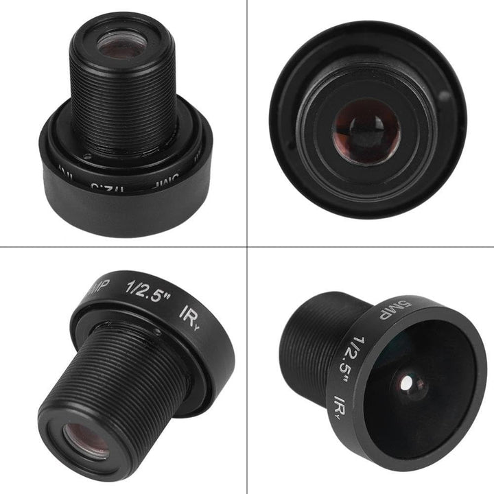 ASHATA 2,1-mm-Kameraobjektiv, 180-Grad-Weitwinkel-Ersatzobjektiv, HD-IR-CCTV-Objektiv für IP-Überwac