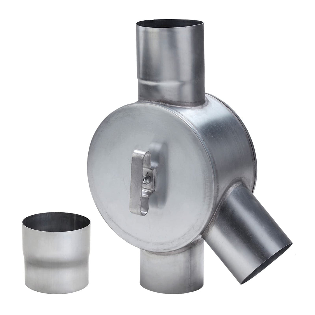 Florantia Wasserverteiler Wasserweiche Zink DN 100 inkl. Adapter