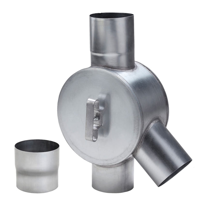Florantia Wasserverteiler Wasserweiche Zink DN 100 inkl. Adapter