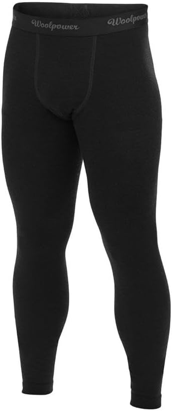 Woolpower Lite Long Johns Pant Men - Merino Funktionsunterwäsche XL Schwarz, XL Schwarz
