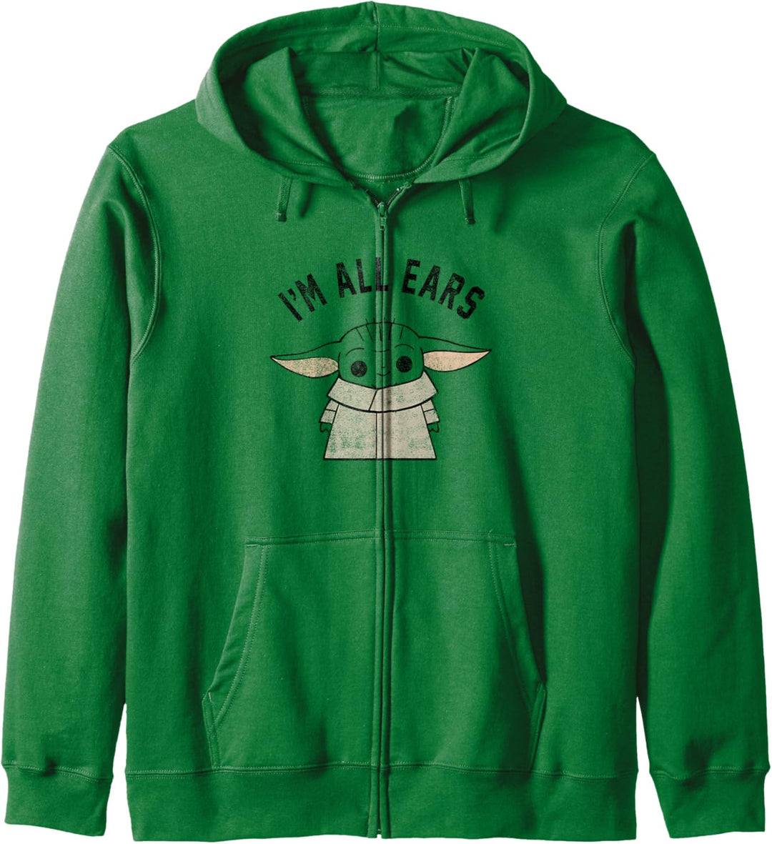 Star Wars The Mandalorian The Child I'm All Ears Outline Kapuzenjacke