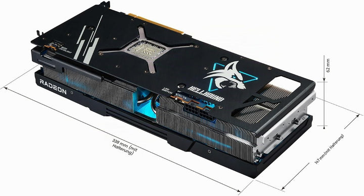 PowerColor Hellhound AMD Radeon RX 7900 XTX Grafikkarte 7900XTX Hellhound, 7900XTX Hellhound