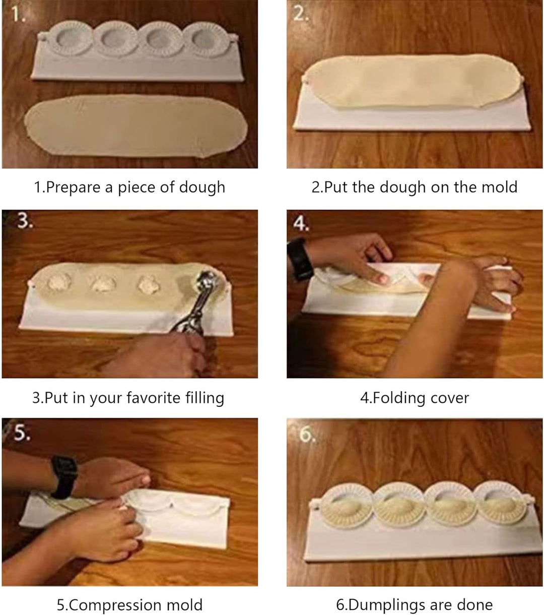 Dumpling Maker Form Kunststoff Ravioli Former Ausstecher Selbermachen Teigtaschen Knödel Hersteller