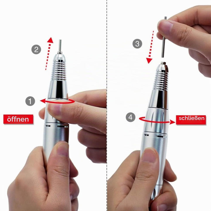 Ersatzgriff für Elektrische Nagelbohrmaschine, Handstück, Nagelpolierer, Schleifmaschine, Ergonomisc