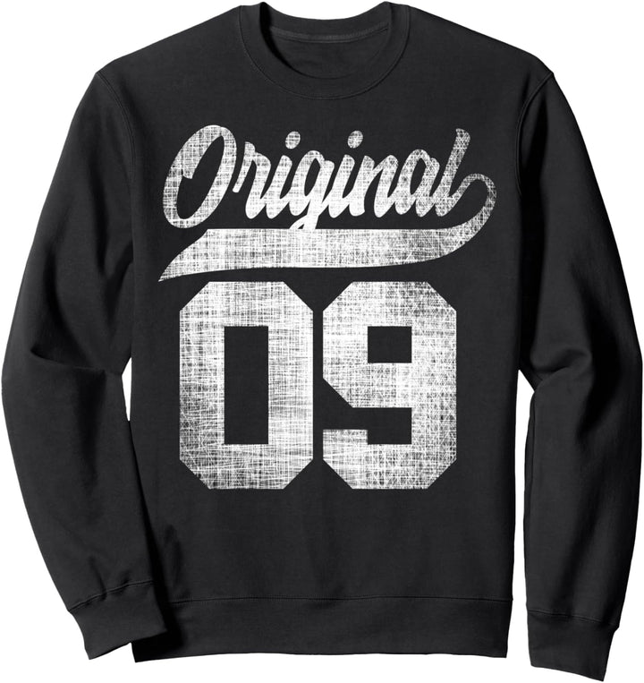 14.Geburtstag Original Junge Mädchen Vintage Jahrgang 2009 Sweatshirt