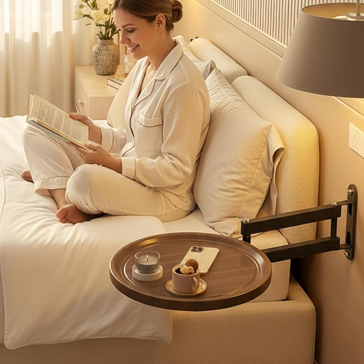 Generisch Klappbarer Wandtablett - Wandmontiertes Ausziehbares Bett Tablett | Schwebe Tisch Für Sofa