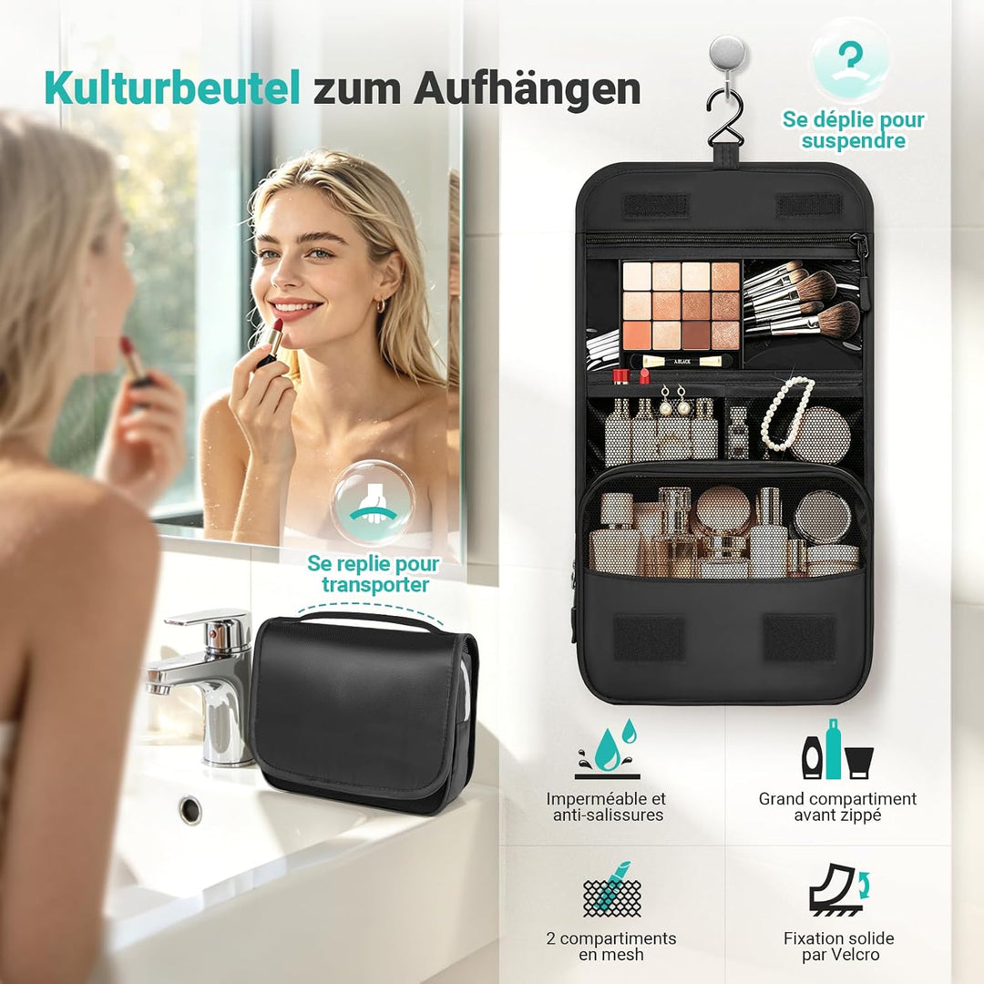 Koffer Organizer mit Kompression, 8 Stück Packing Cubes für Koffer und Rucksack – wasserabweisende P