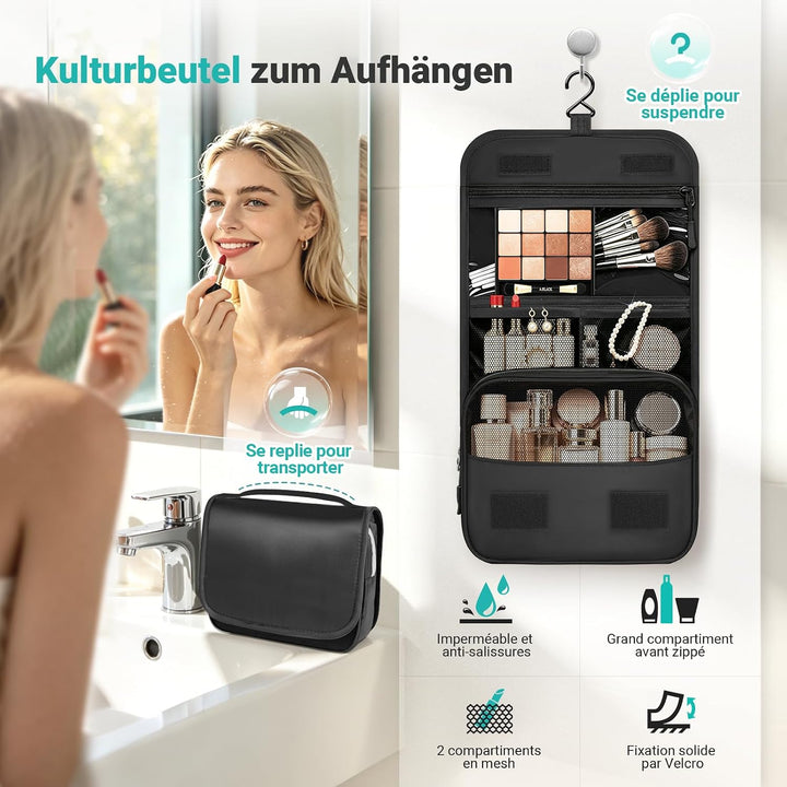Koffer Organizer mit Kompression, 8 Stück Packing Cubes für Koffer und Rucksack – wasserabweisende P