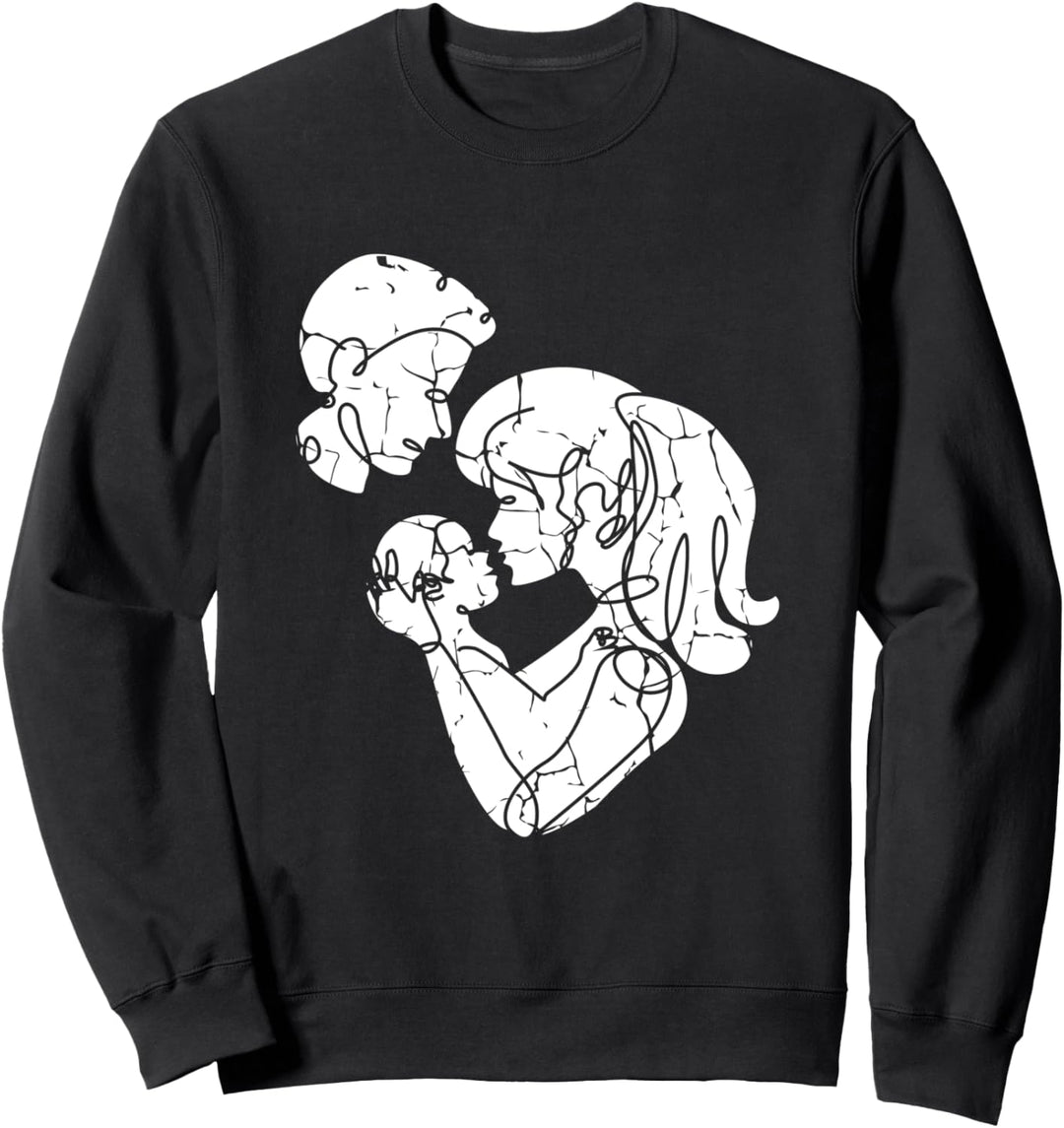 Baby Hug Liebend Elternteil Sweatshirt