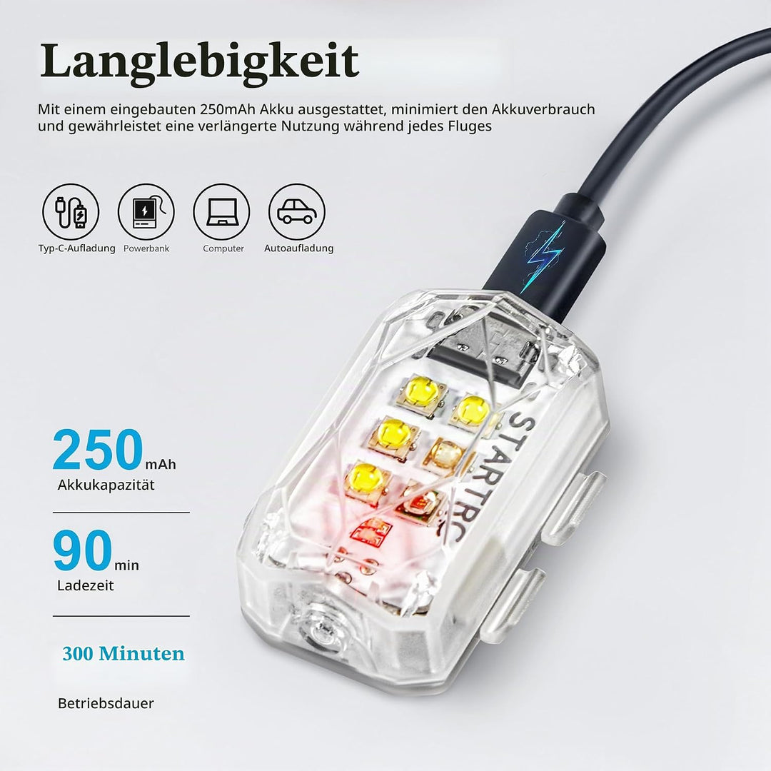 STARTRC Strobe Drone Light,Anti-Kollisionslicht,LED Drohne Blitzlicht Für FAA-Drohnen-Nachtflüge,led