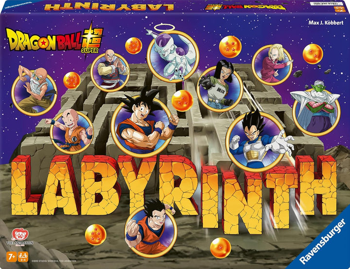 Ravensburger 24740 - Dragon Ball Super Labyrinth - Der Spieleklassiker für 2-4 Spieler ab 7 Jahren i