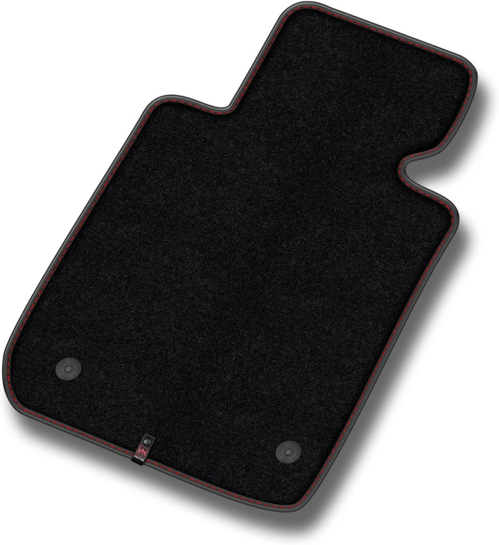 M MOTOS Velours Premium fussmatten Auto kompatibel mit VW T5 2003-2015, VW Transporter T6 2015-2019