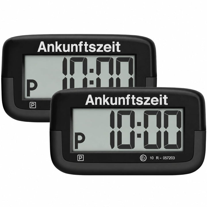 Needit elektronische Parkscheibe Park Micro I die weltweit dünnste automatische Parkscheibe mit KBA-
